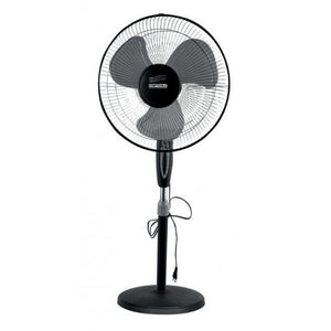 Ventilador 16" 66X14CM Pedestal/Coluna 130CM 220V Preto 3 Velocidades
