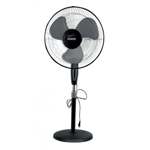 Ventilador 16" 66X14CM Pedestal/Coluna 130CM 220V Preto 3 Velocidades