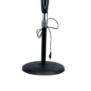 Ventilador 16" 66X14CM Pedestal/Coluna 130CM 220V Preto 3 Velocidades