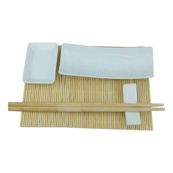 Conjunto Para Sushi Em Bambu 10 Peças - Dysnasty