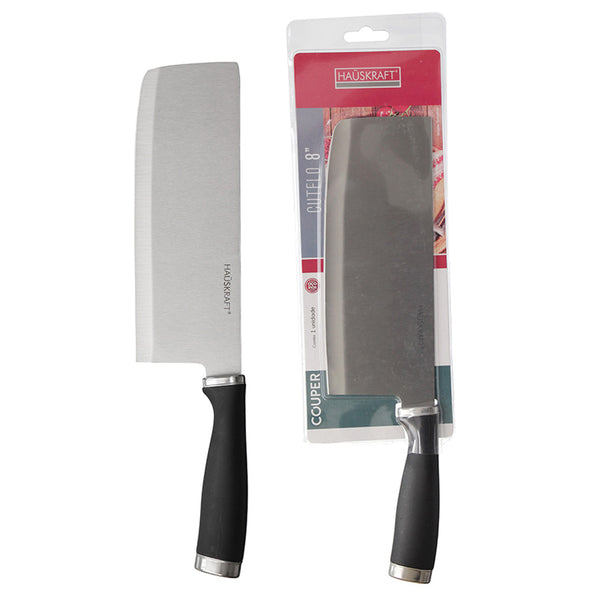 Cutelo Couper 8" Inox Cabo Preto Hauskraft