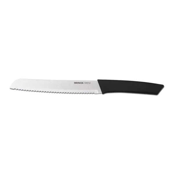 Faca para Pão 8 Polegadas Brinox Versatile Preto