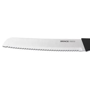 Faca para Pão 8 Polegadas Brinox Versatile Preto