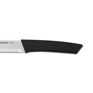 Faca para Pão 8 Polegadas Brinox Versatile Preto