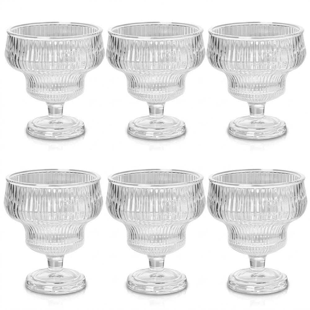 Jogo De Taças De Sobremesa Fontana 295ml 6 Peças Premium Dolcehome