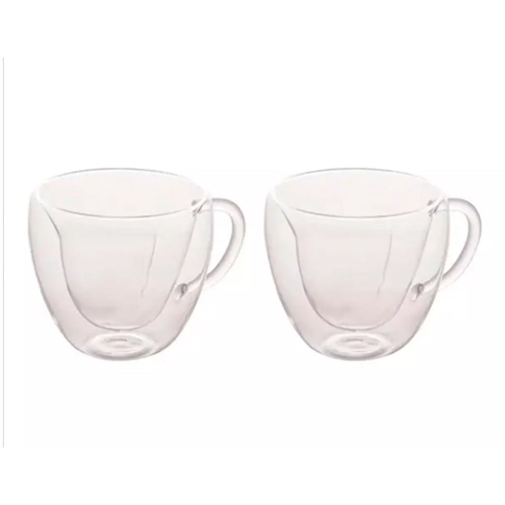 Jogo De Xícaras De Café Coração 2 Peças - 180ml - Dolce Home