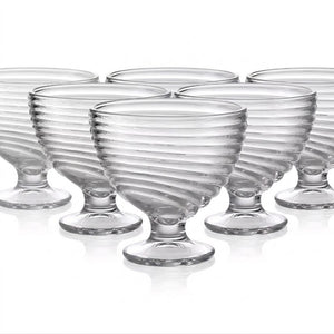 Taças Sobremesa Vidro Honey 300ml Conjunto 6 Pçs- Dolce Home