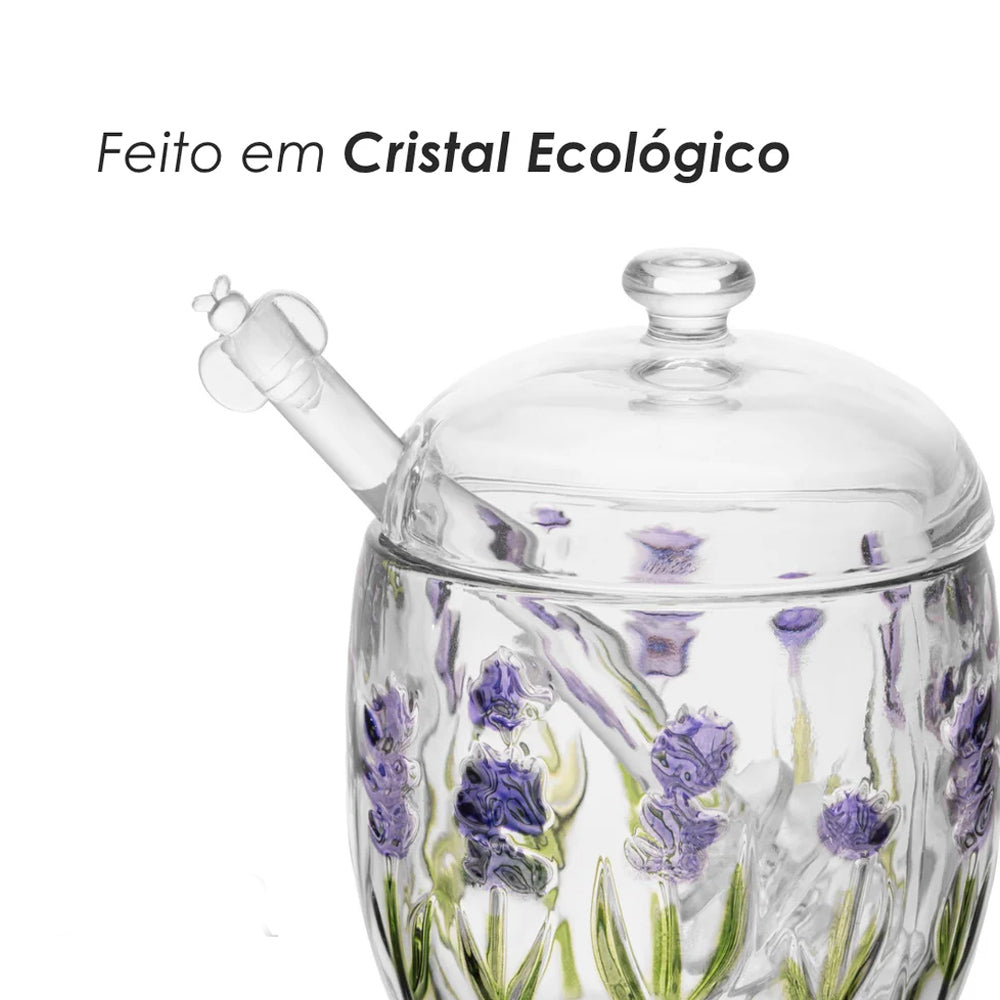 Meleira com Pegador Lavanda Hand Painting 8,5cm x 11cm- Lyor