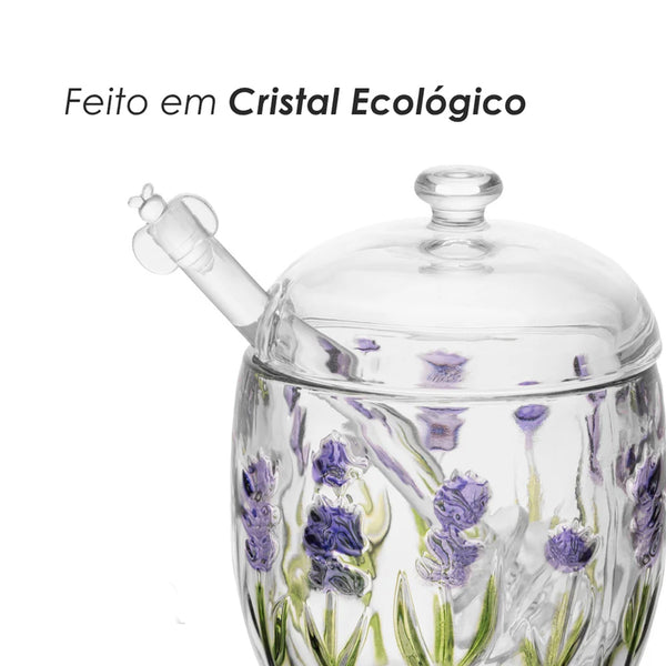 Meleira com Pegador Lavanda Hand Painting 8,5cm x 11cm- Lyor
