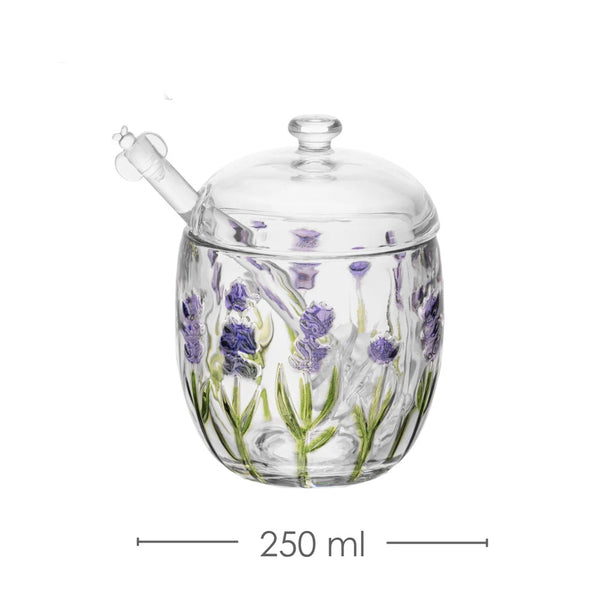 Meleira com Pegador Lavanda Hand Painting 8,5cm x 11cm- Lyor