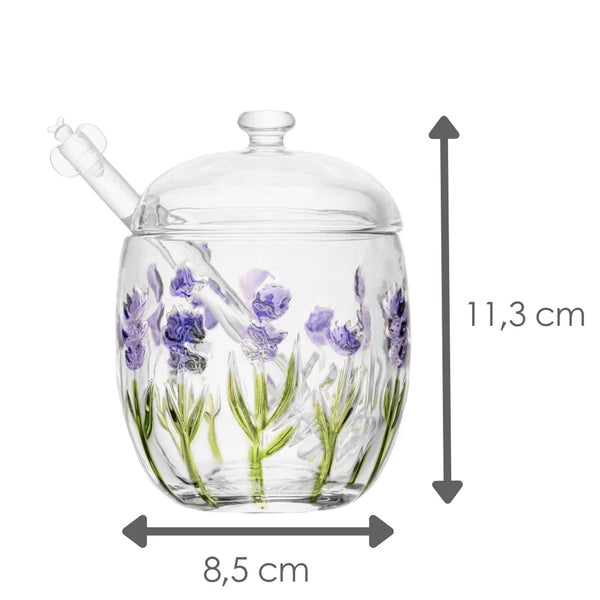 Meleira com Pegador Lavanda Hand Painting 8,5cm x 11cm- Lyor