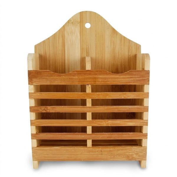 Porta Talheres De Bambu - Dolce Home 15X20X6,5