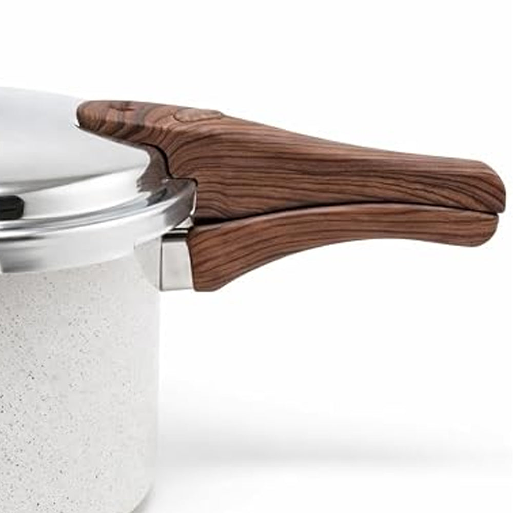 Panela de Pressão Indução Antiaderente Tuut 4,5L Creme