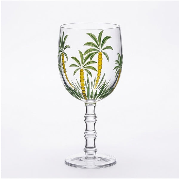 Jogo C/6pçs Palm Hand Painting 320ml Cristal Ecológico Lyor