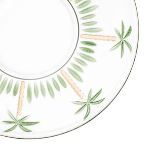 Jogo de 6 Pratos para Sobremesa Palm Hand Painting 19cm Lyor