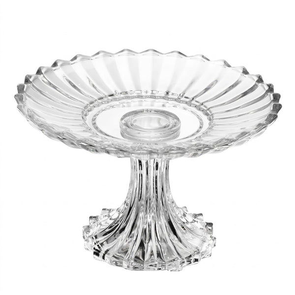 Prato De Cristal Com Pe Gemeva Para Doce 10x16x16xm Wolff