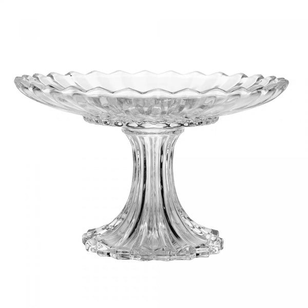 Prato De Cristal Com Pe Gemeva Para Doce 10x16x16xm Wolff