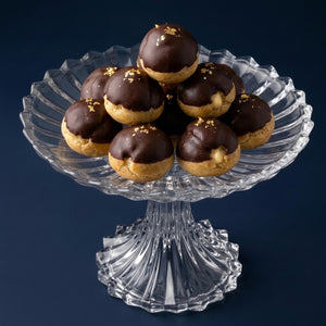 Prato De Cristal Com Pe Gemeva Para Doce 10x16x16xm Wolff