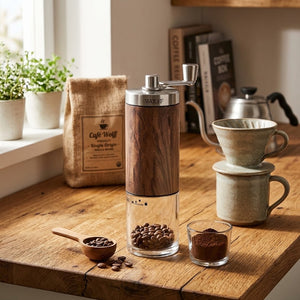 Moedor De Café Wolff Manual Aço Inox