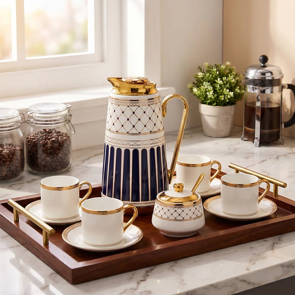 Garrafa Térmica Porcelana Palazzo Navy 700ml Tuut