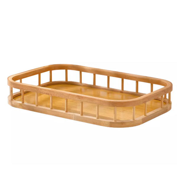 Bandeja Bambu Mesa P/ Servir Café Da Manhã G - Dolce Home 45X30CM