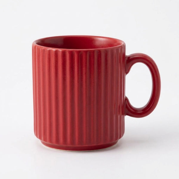 Jogo 4 Xícaras Café Striatto Vermelha 80ml LHermitage