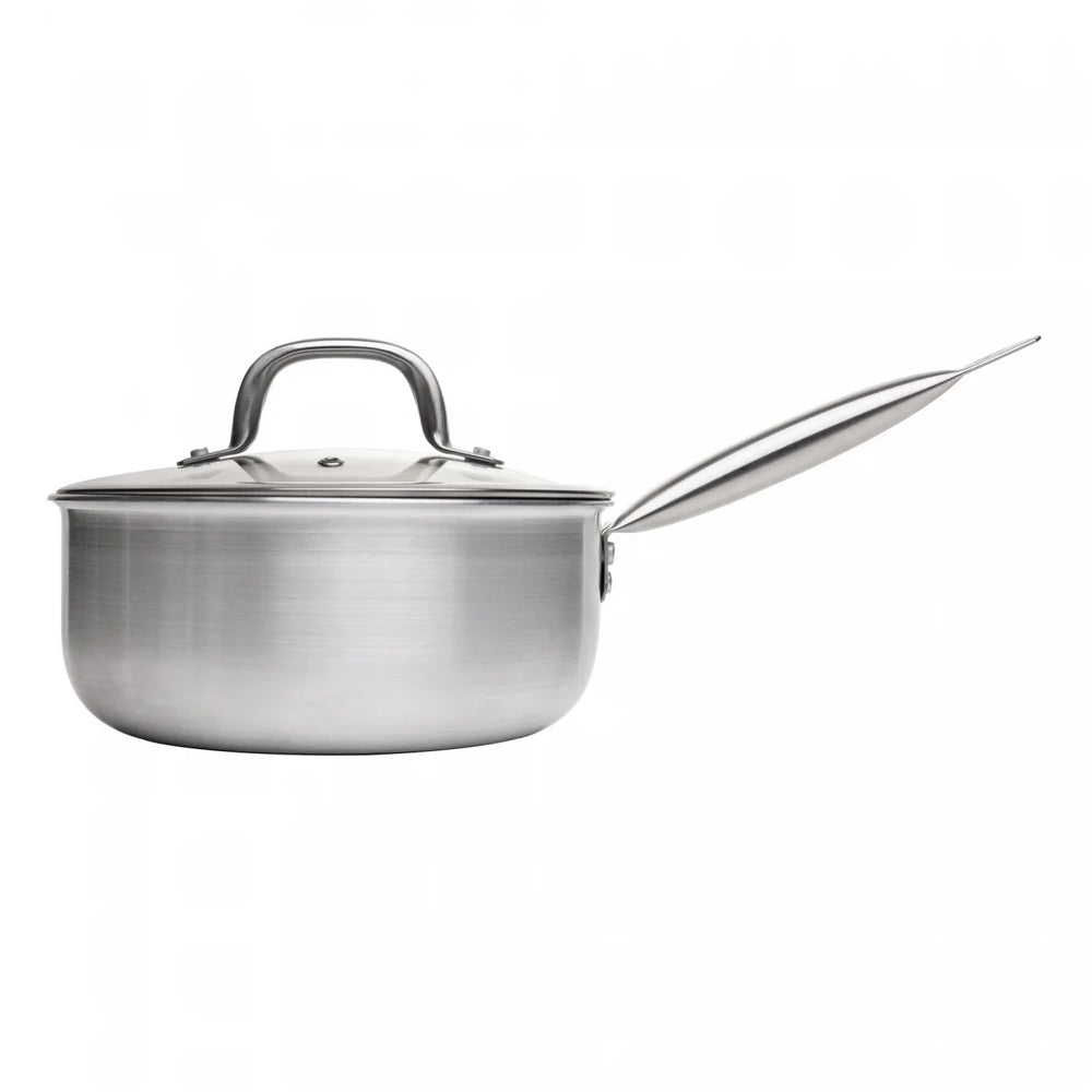 Panela 2,2L Indução Wolff com Tampa Prime Antiaderente 20cm / UN / CINZA