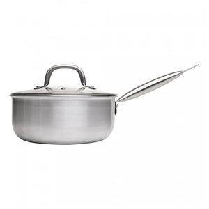 Panela 2,2L Indução Wolff com Tampa Prime Antiaderente 20cm / UN / CINZA