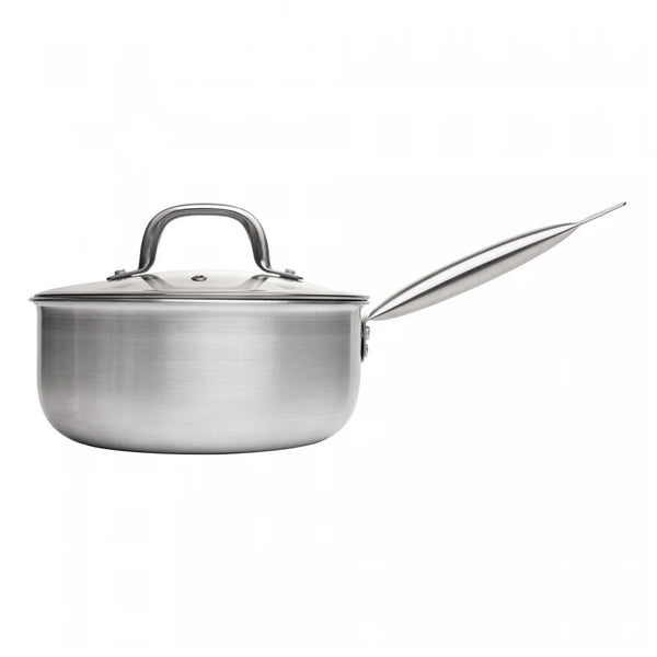 Panela 2,2L Indução Wolff com Tampa Prime Antiaderente 20cm / UN / CINZA