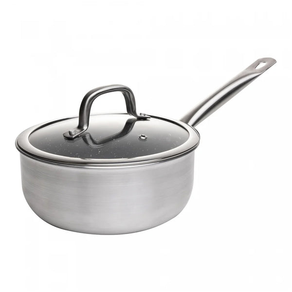 Panela 2,2L Indução Wolff com Tampa Prime Antiaderente 20cm / UN / CINZA