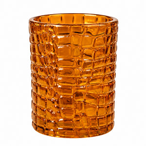Jogo de Copos 6 Peças Vidro Crocodile 330ml  Ambar Tuut