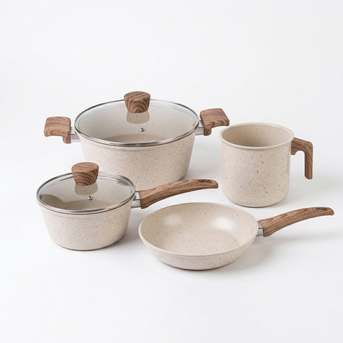 Conjunto de Panelas Antiaderentes 4 Peças Dolce Home