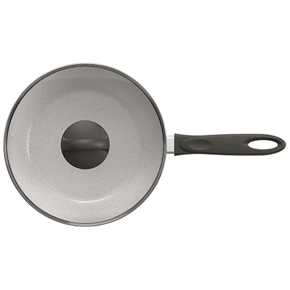 Wok com Tampa 24Cm 2,3L Brinox Ceramic Life Suprema - Vanilla