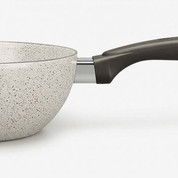 Wok com Tampa 24Cm 2,3L Brinox Ceramic Life Suprema - Vanilla