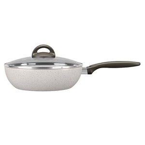 Wok com Tampa 28Cm 4,1L Brinox  Ceramic Life Suprema Vanilla