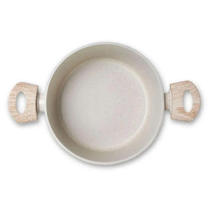 Caçarola com Tampa de Indução Ceramic Life Sirius 4L Vanilla