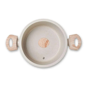 Caçarola com Tampa de Indução Ceramic Life Sirius 4L Vanilla