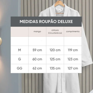 Roupão GG Kimono Microfibra Felpuda Deluxe - Appel Home