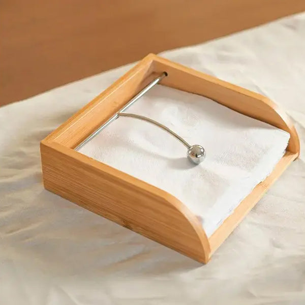 Porta guardanapo Ou Linha Sense Bambu