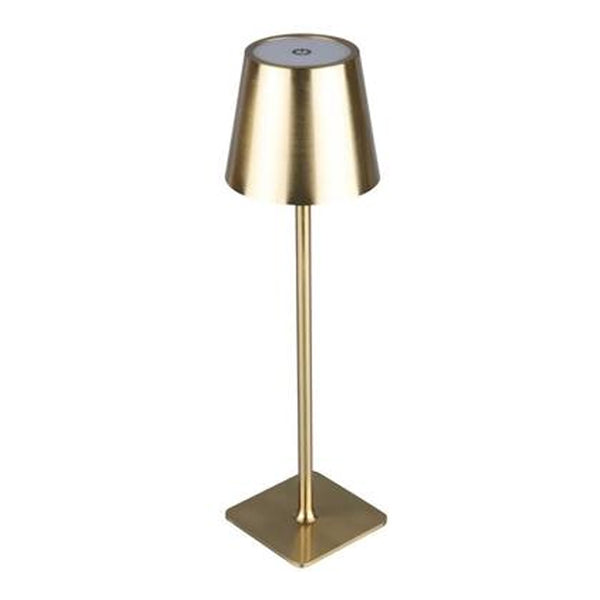 Luminária Dourada de Mesa LED 3 Tons USB Elegance 38cm–LYOR