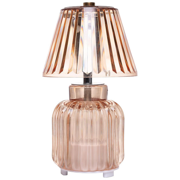 Luminária/Mesa 3 Tons USB Shine Lighting Wolff Âmbar 20,5cm