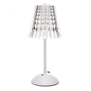 Luminária de Mesa Branco LED 3 Tons USB Leumina–30 cm Wolff