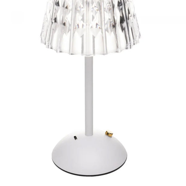 Luminária de Mesa Branco LED 3 Tons USB Leumina–30 cm Wolff