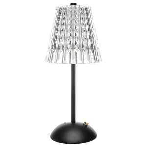 Luminária de Mesa Preto LED 3 Tons USB Leumina –30 cm Wolff