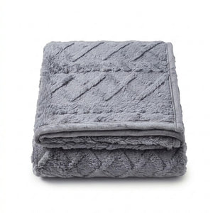 Manta Overrera Jacquard Glamour C/Sherpa Casal 1,90mx2,10m