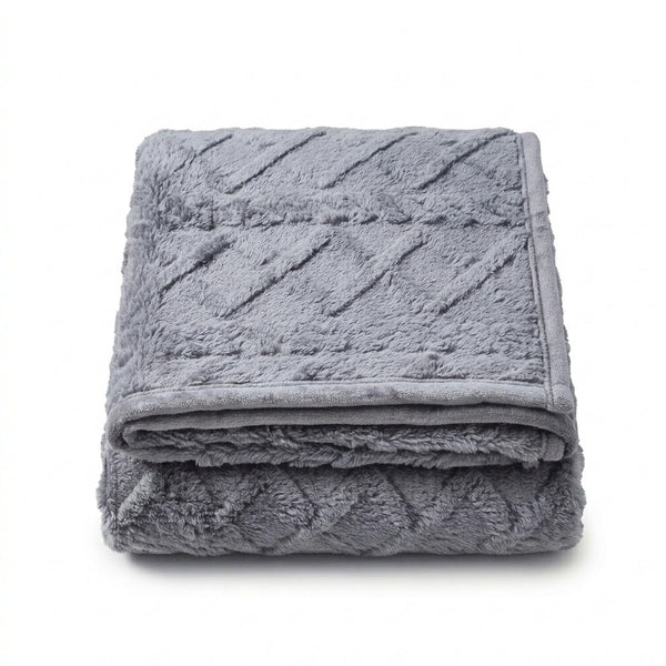 Manta Overrera Jacquard Glamour C/Sherpa Casal 1,90mx2,10m