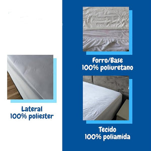 Protetor para Colchão Protect Ice Master Comfort Impermeável – Toque Gelado Antialérgico com Elástico