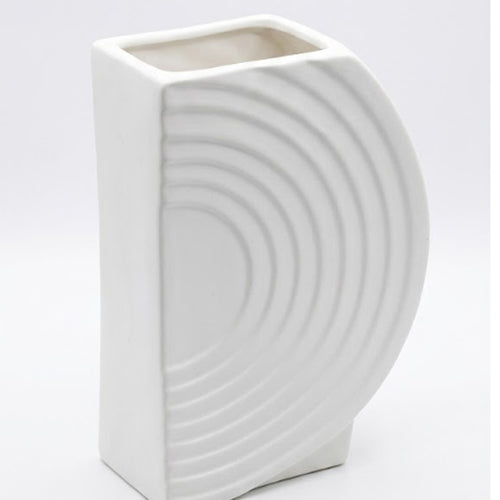 Vaso Decorativo Cerâmica Circle 24,19,5X11