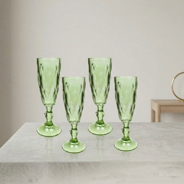 Jogo de Taças Stella para Champanhe 170ml – Riohome Verde