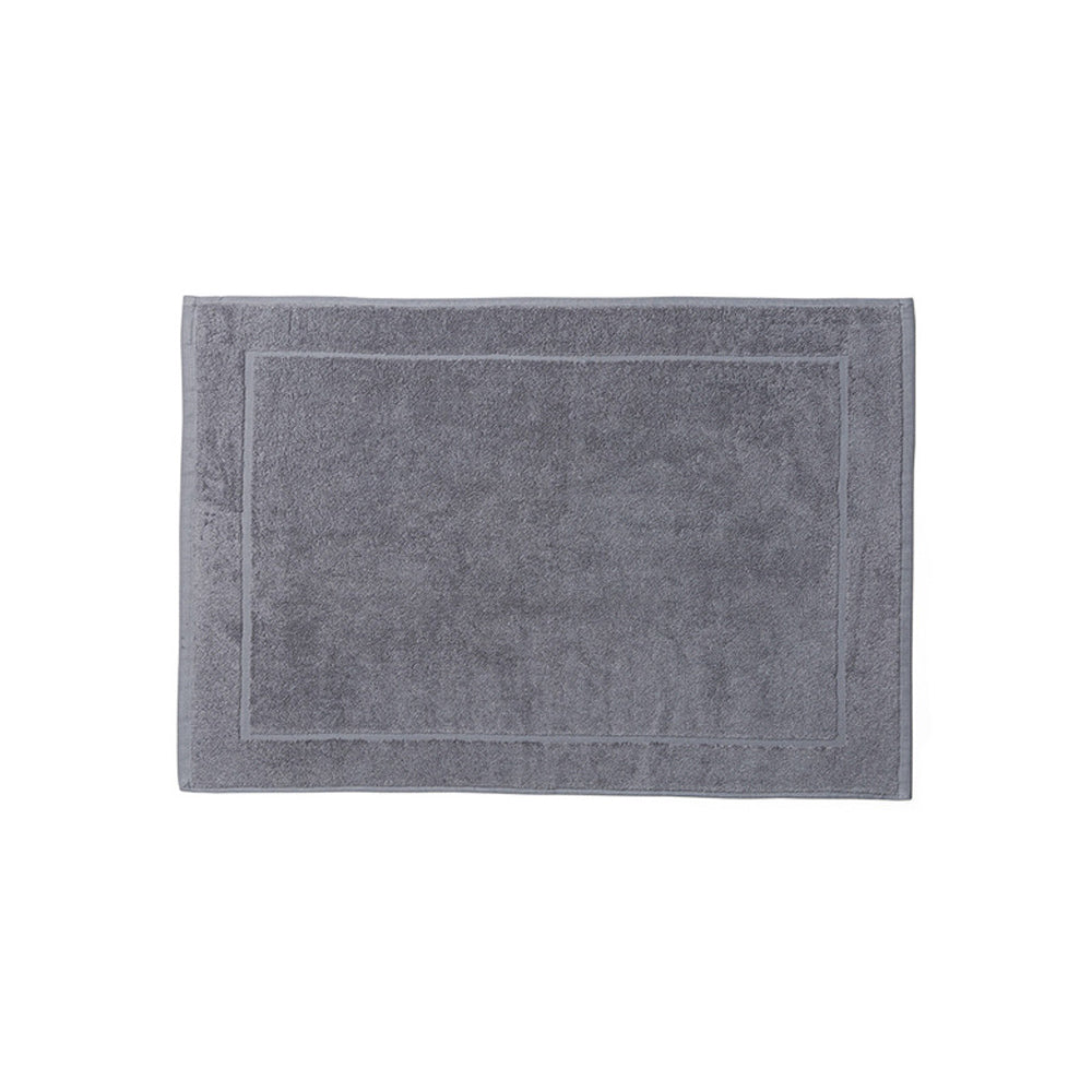 Toalha De Piso Juliet - Cinza Karsten 100% Algodão  48X70CM